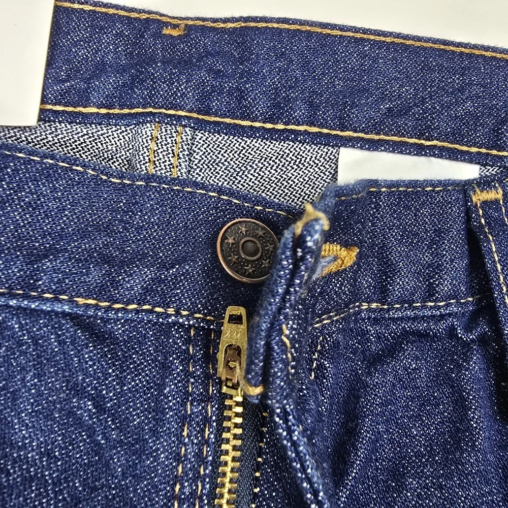All American Clothing Co Jeans Mens 36x36 Dark Wash Made In USA NWT Raw Denim